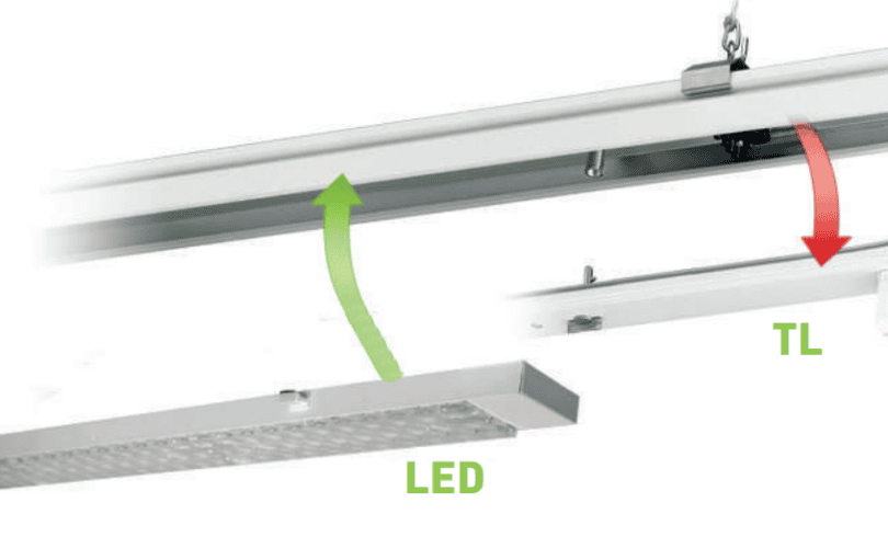 TL lijnverlichting LED binnen enkele minuten ombouwen met LED retrofit! - LED Service